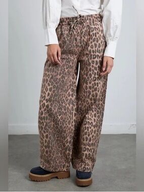 Damson Madder Rafe Pants in Leopard Print